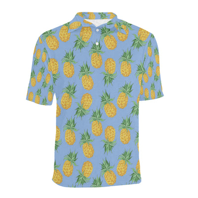 Pineapple Pattern Print Design A04 Men Polo Shirt