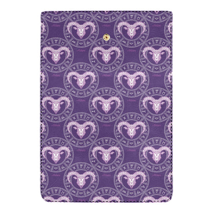 Aries Zodiac Pattern Print Design 02 Women's Trifold Wallet