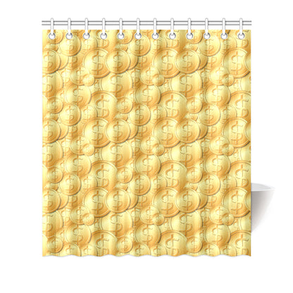 Dollar Pattern Print Design DO03 Shower Curtain
