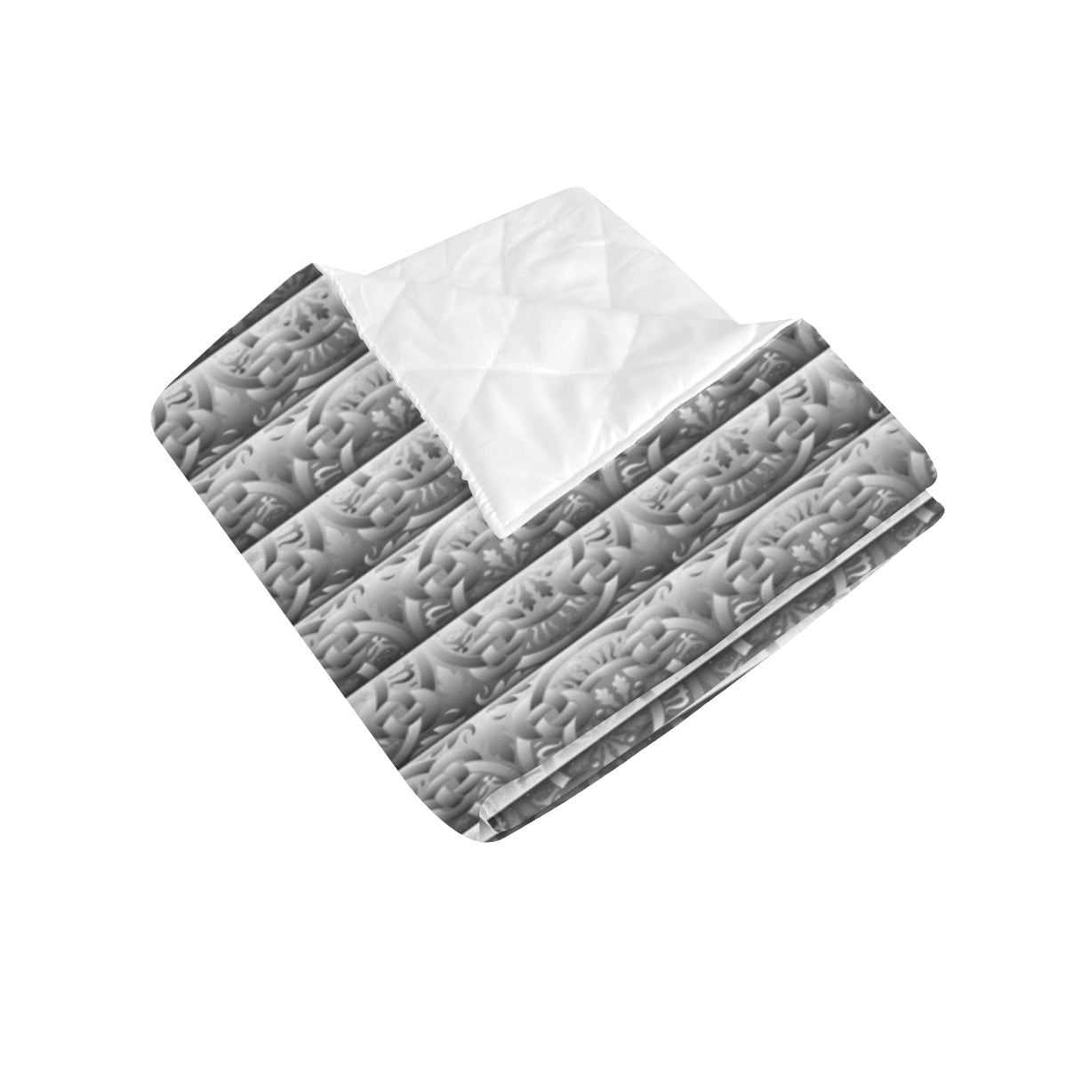 Celtic Pattern Print Design 03 Premium Quilt