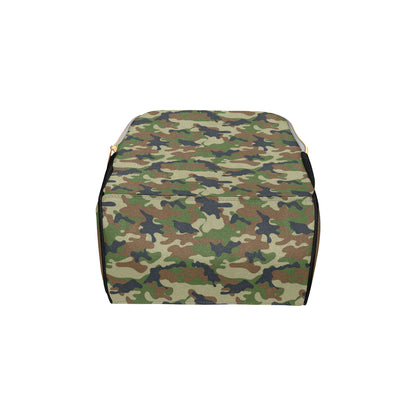 Army Camouflage Pattern Print Design 01 Diaper Bag Backpack