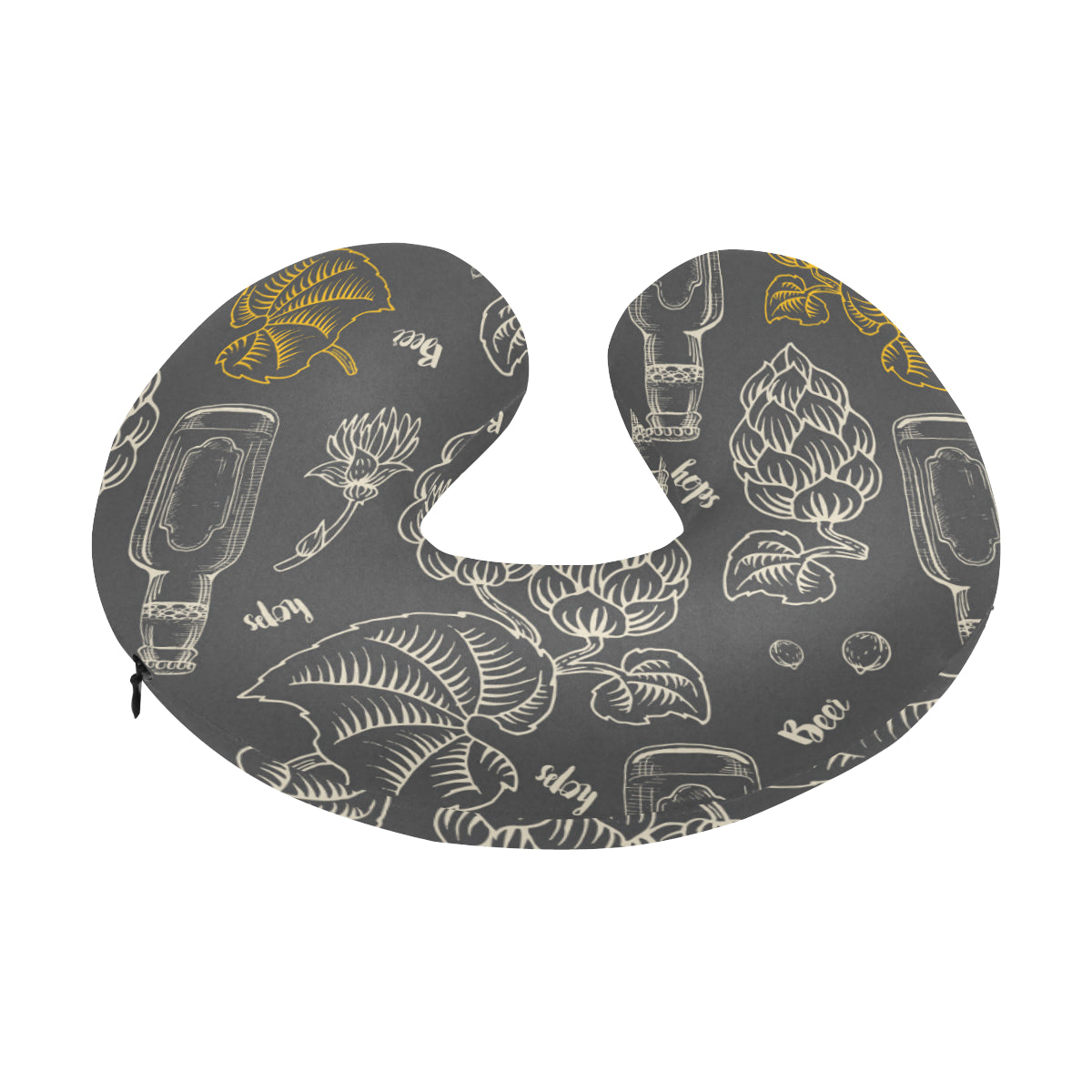 Hope Pattern Print Design 01 U-Shaped Travel Neck Pillow