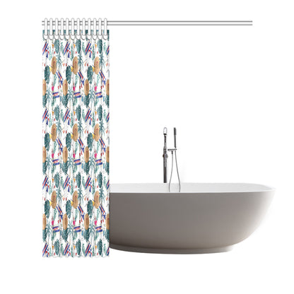 Aloha Hawaii Beach Pattern Print Design 04 Shower Curtain