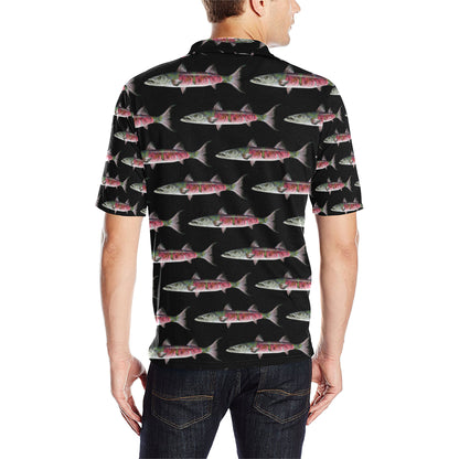 Barracuda Pattern Print Design 02 Men Polo Shirt