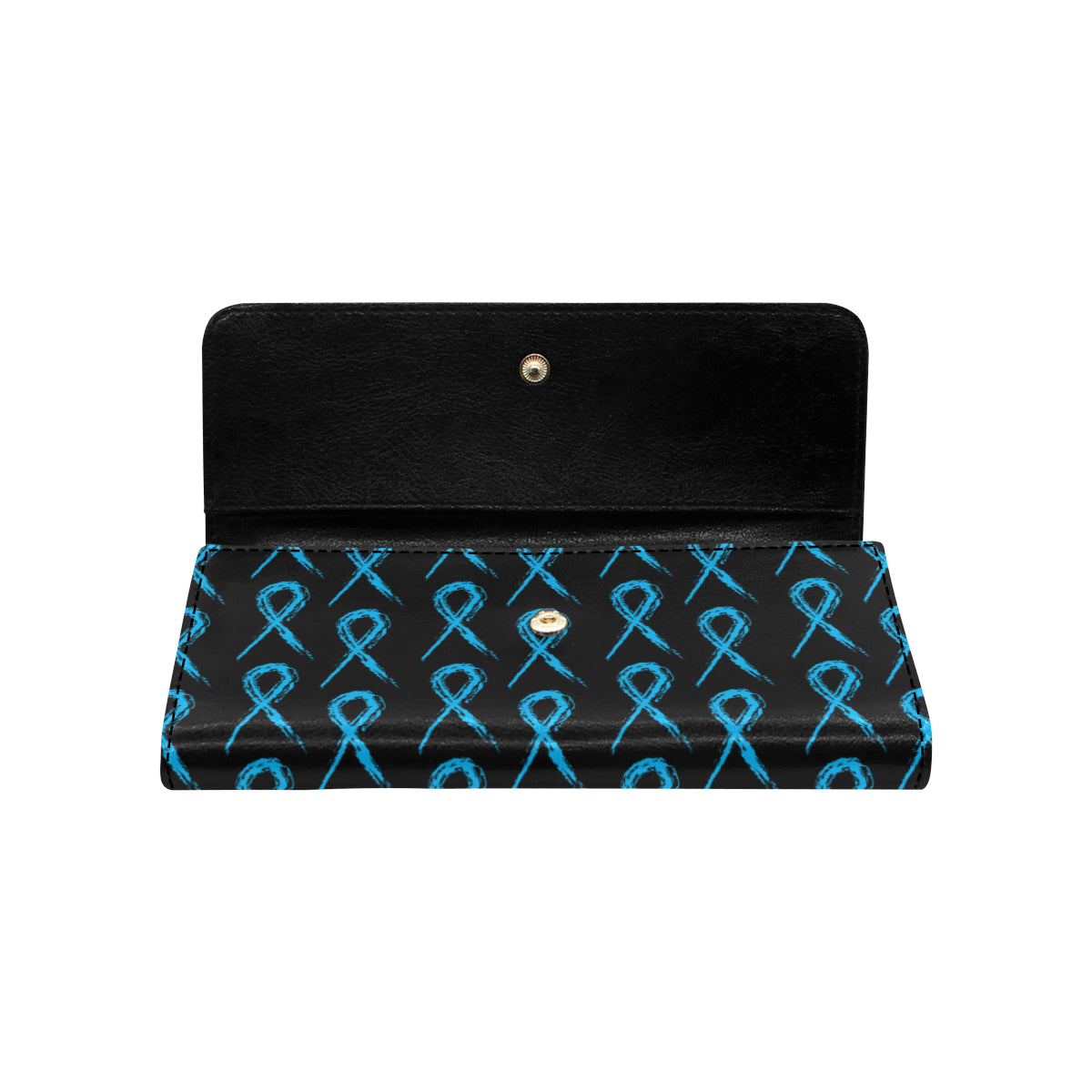 Prostate cancer Pattern Print Design A02 Women's Trifold Wallet