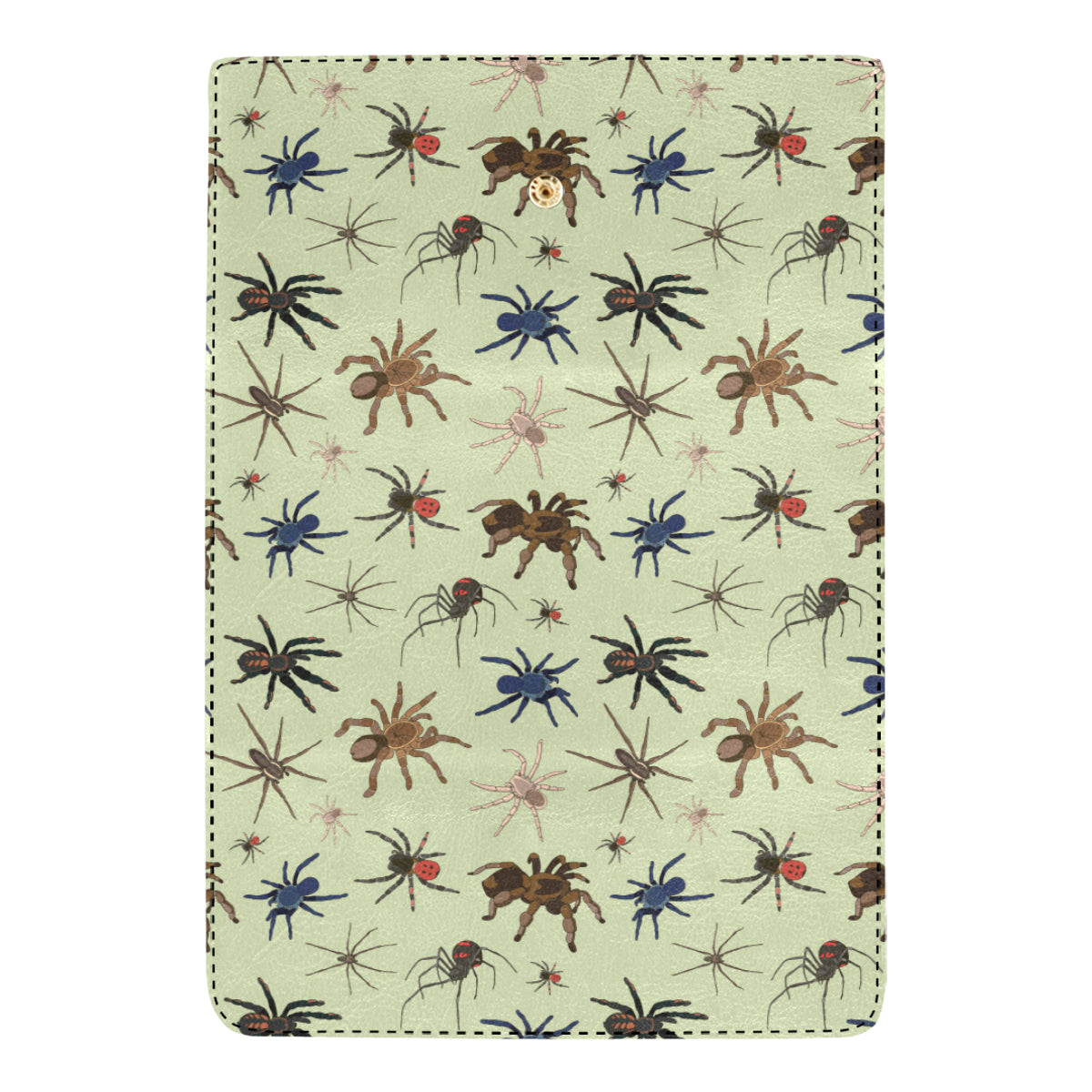 Tarantula Pattern Print Design 02 Women's Trifold Wallet