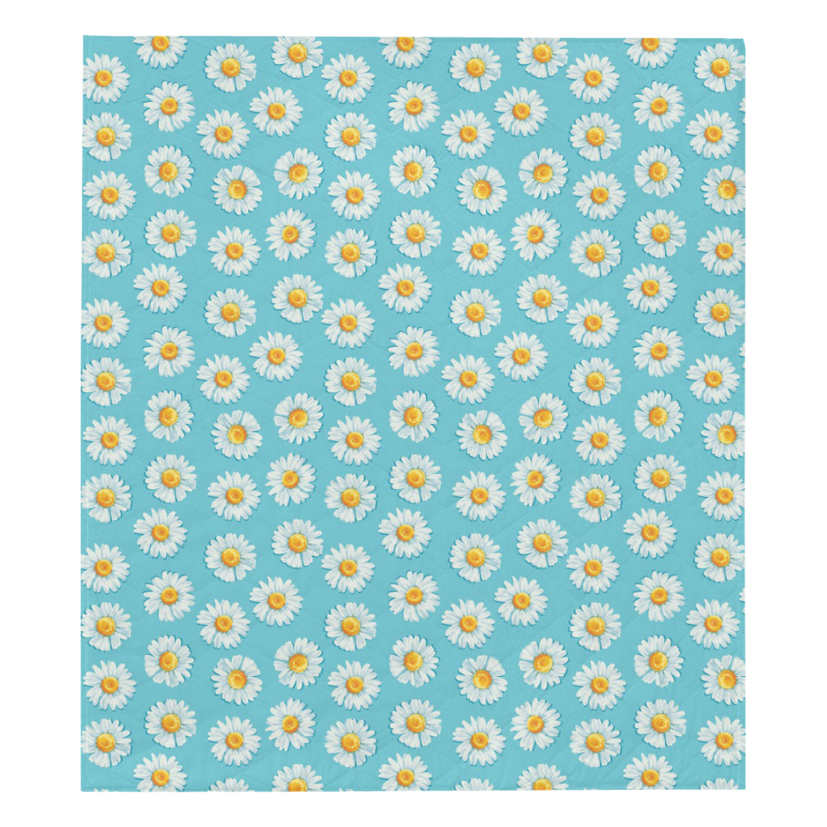 Daisy Pattern Print Design DS03 Premium Quilt