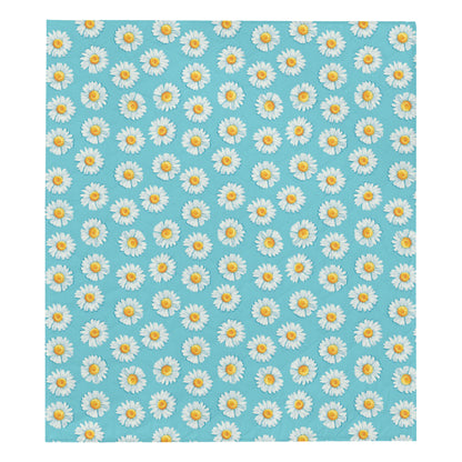 Daisy Pattern Print Design DS03 Premium Quilt