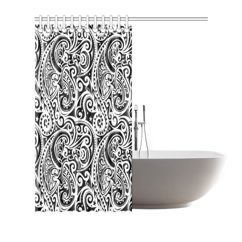 Polynesian Traditional Tribal Shower Curtain
