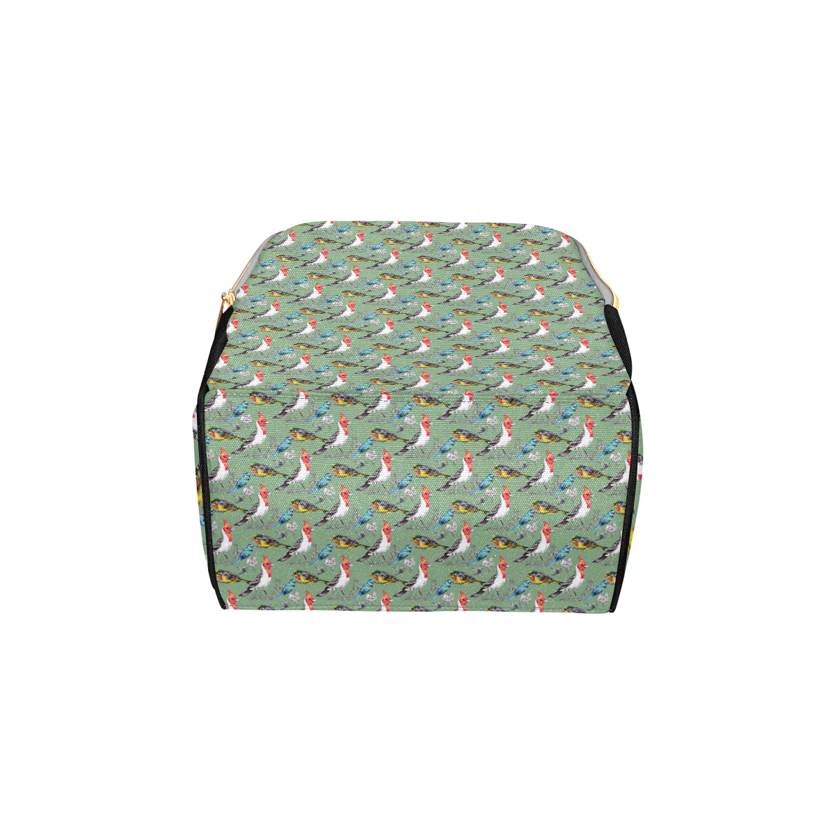 Birds Pattern Print Design 07 Diaper Bag Backpack
