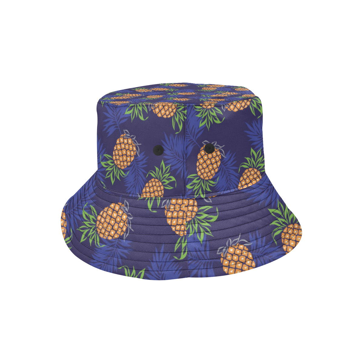 Pineapple Pattern Print Design PP02 Unisex Bucket Hat