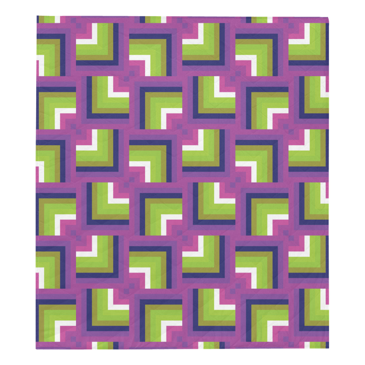 Optical illusion Pattern Print Design A05 Premium Quilt