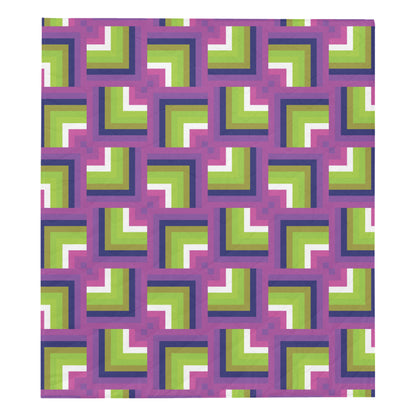Optical illusion Pattern Print Design A05 Premium Quilt