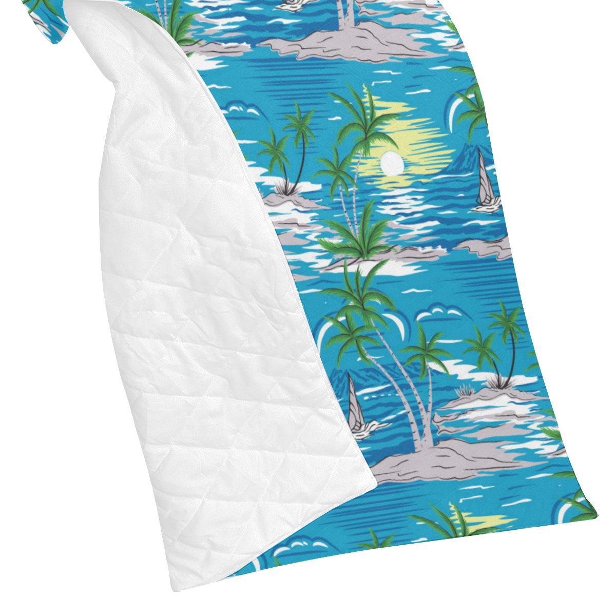 Palm Tree Beach Premium Quilt