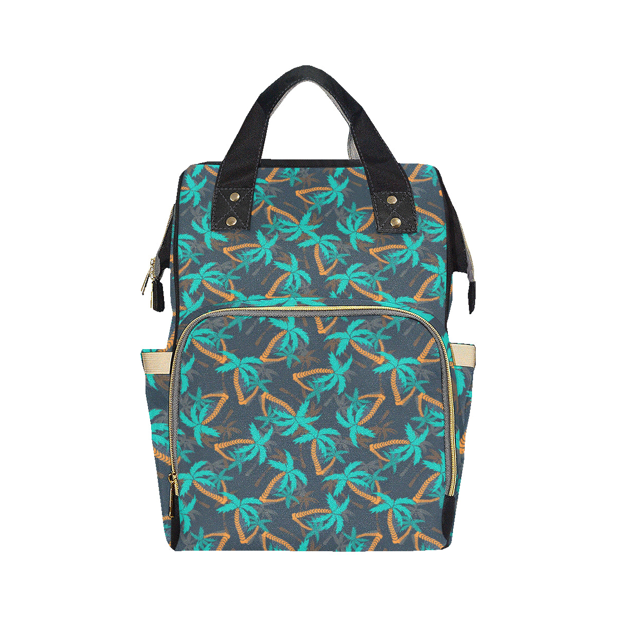 Palm Tree Pattern Print Design PT01 Diaper Bag Backpack