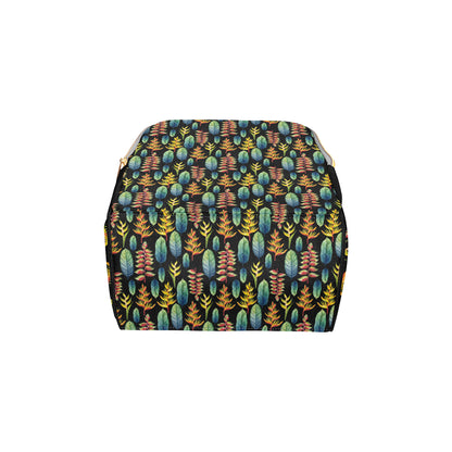 Heliconia Pattern Print Design HL03 Diaper Bag Backpack