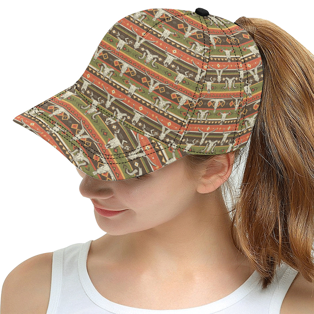 American indian Skull Animal Snapback Cap