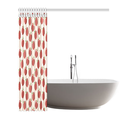 Apple Pattern Print Design AP01 Shower Curtain