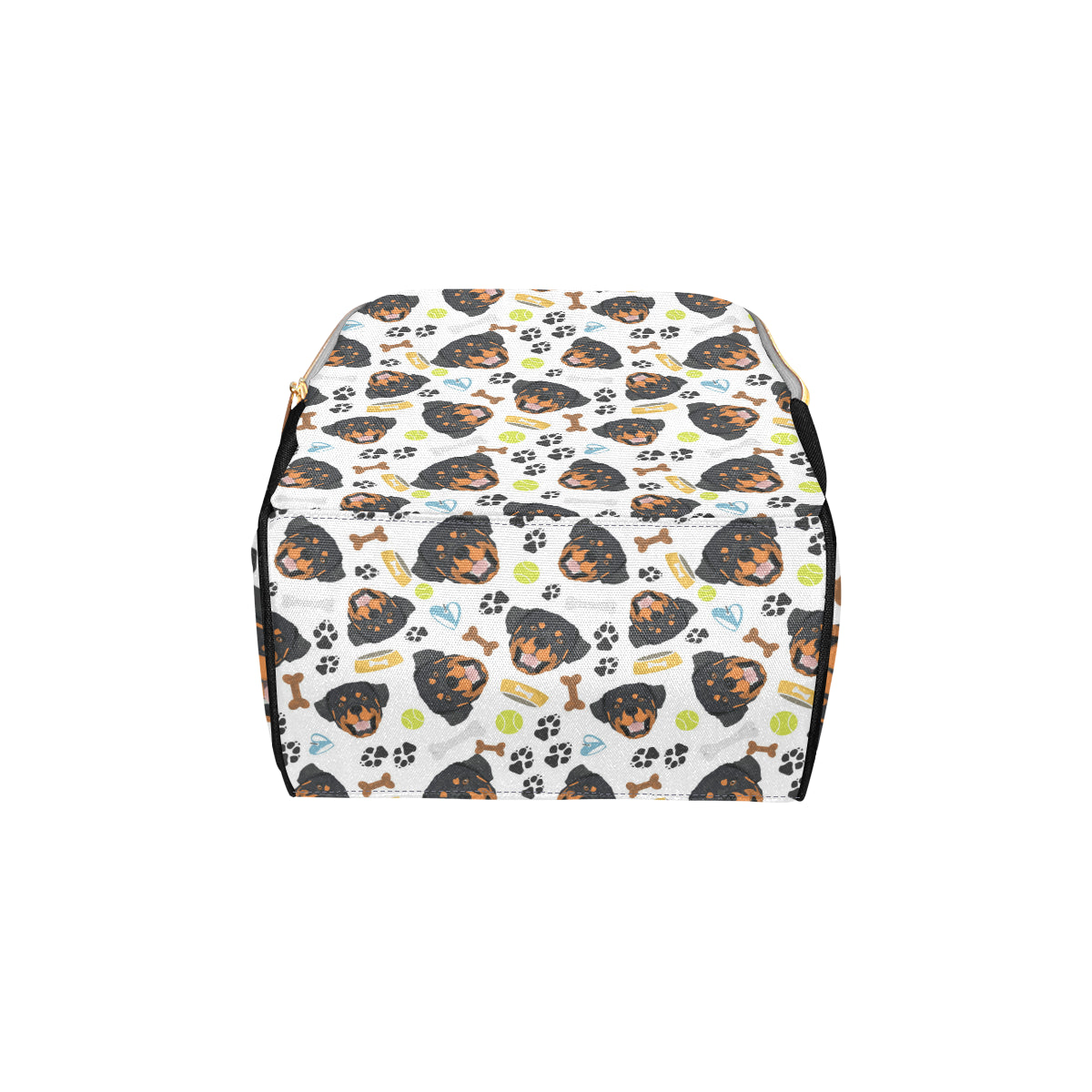 Rottweiler Pattern Print Design A04 Diaper Bag Backpack