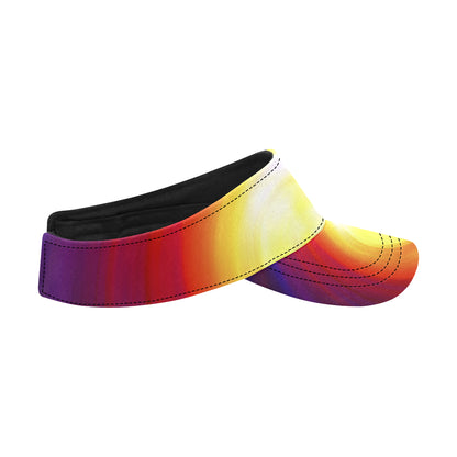 Vortex Twist Swirl Flame Themed Unisex Sun Visor