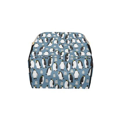 Penguin Pattern Print Design A03 Diaper Bag Backpack