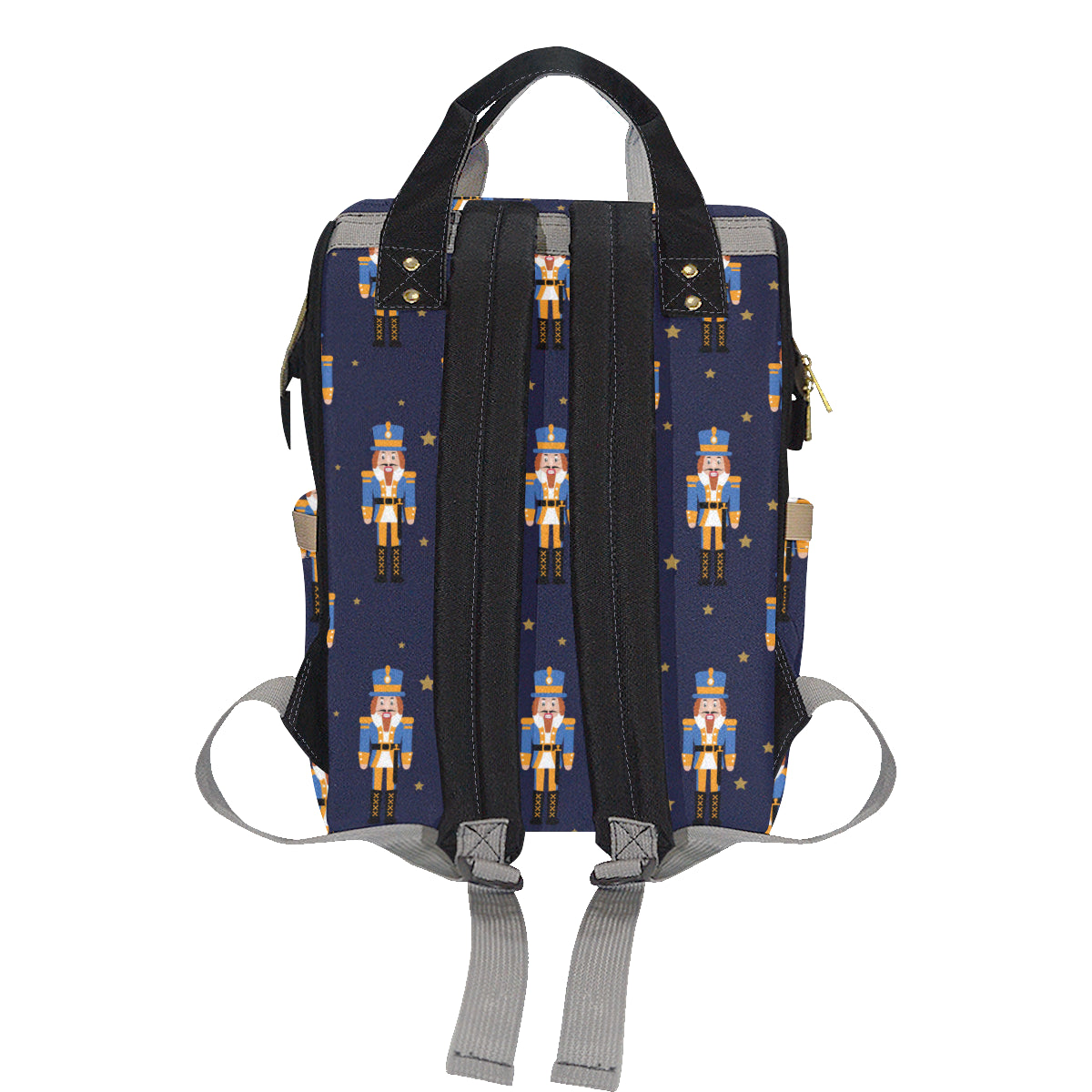 Nutcracker Pattern Print Design A04 Diaper Bag Backpack