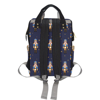 Nutcracker Pattern Print Design A04 Diaper Bag Backpack