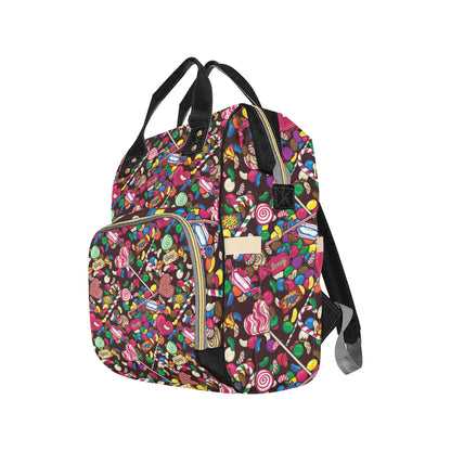 Candy Pattern Print Design CA02 Diaper Bag Backpack
