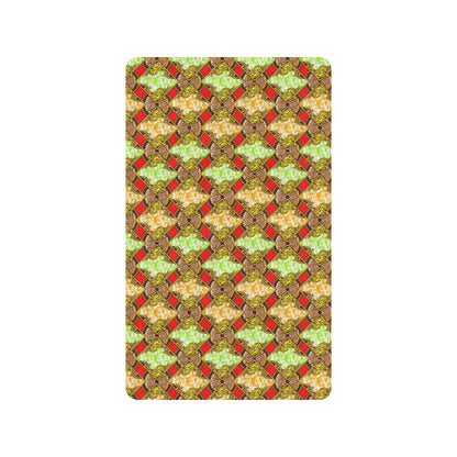 African Classic Print Pattern Rubber Doormat
