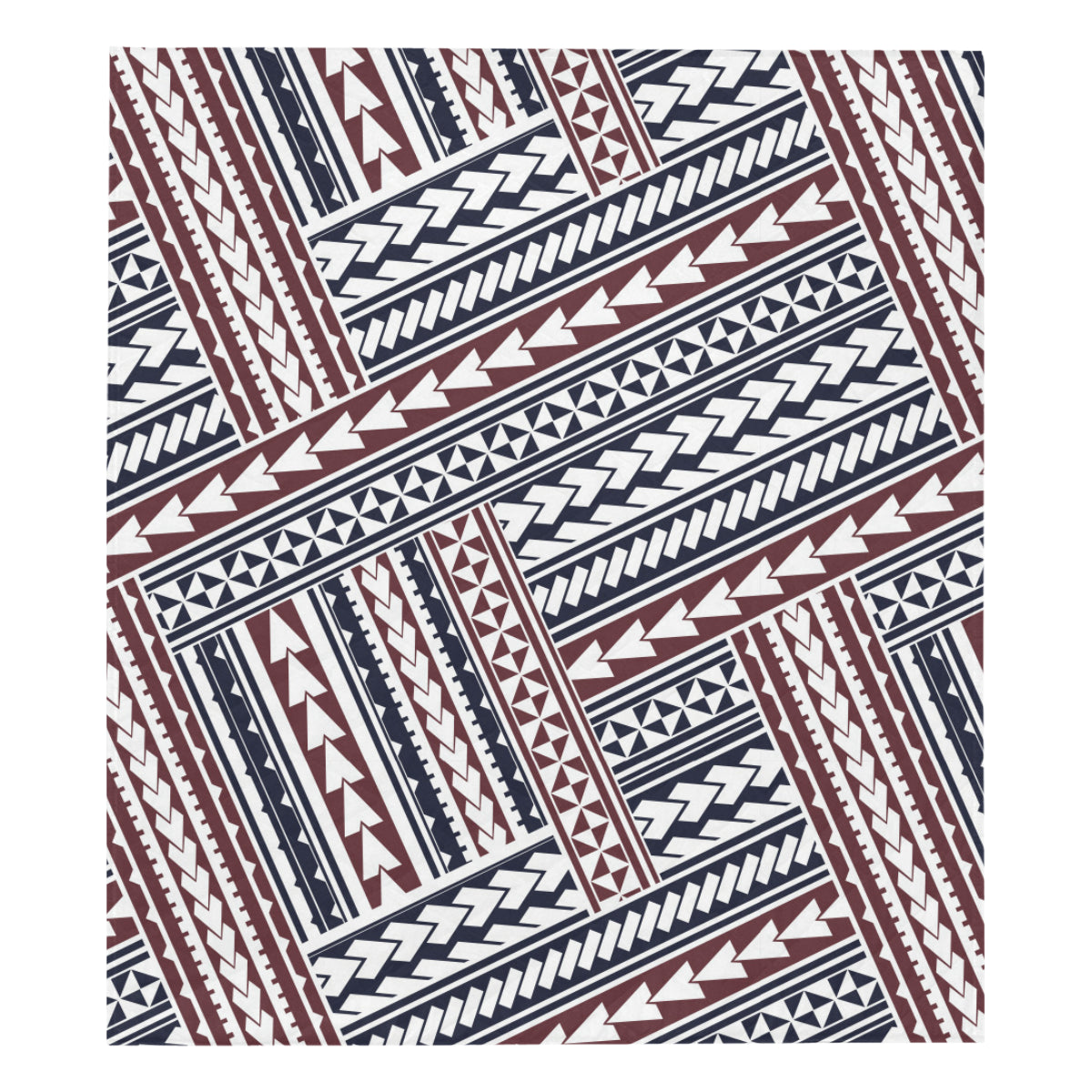 Polynesian Tribal line Premium Quilt