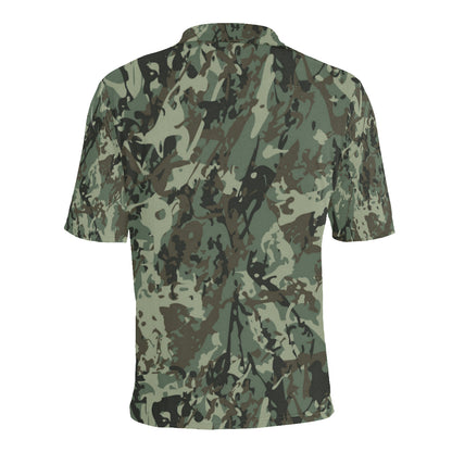 Camouflage Pattern Print Design 06 Men Polo Shirt