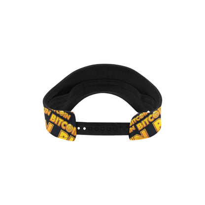 Bitcoin Pattern Print Design DO03 Unisex Sun Visor