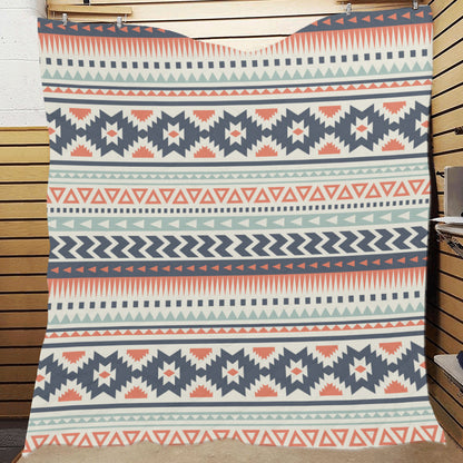 Tribal Aztec vintage pattern Premium Quilt