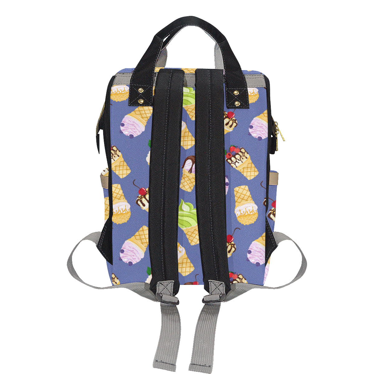 Ice Cream Pattern Print Design IC03 Diaper Bag Backpack