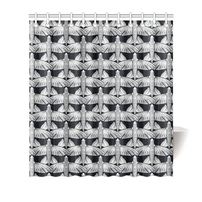 Flying Fish Pattern Print Design 03 Shower Curtain