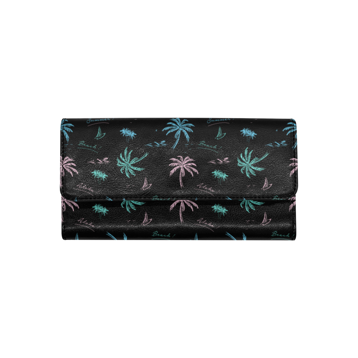 Aloha Hawaii Pattern Print Design 03 Women's Trifold Wallet