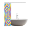 Optical illusion Pattern Print Design A04 Shower Curtain