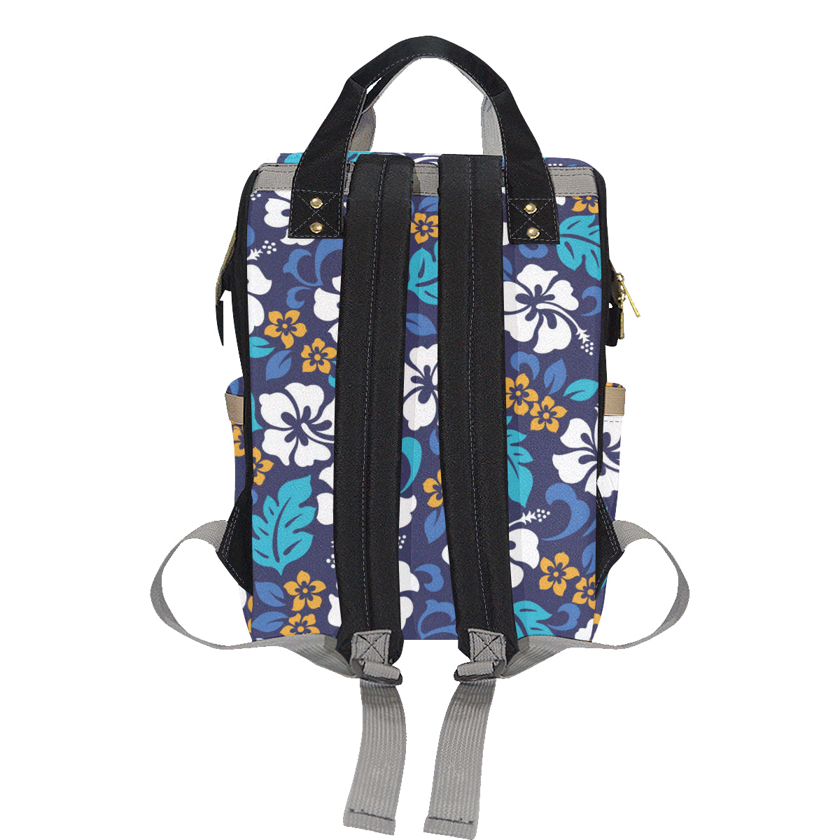 Hibiscus Pattern Print Design HB030 Diaper Bag Backpack