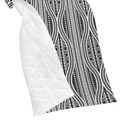 Polynesian Tribal Style Premium Quilt