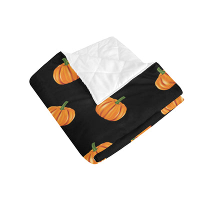 Pumpkin Pattern Print Design A05 Premium Quilt