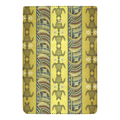 Polynesian Turtle Hawaiian Design Print Women's Trifold Wallet