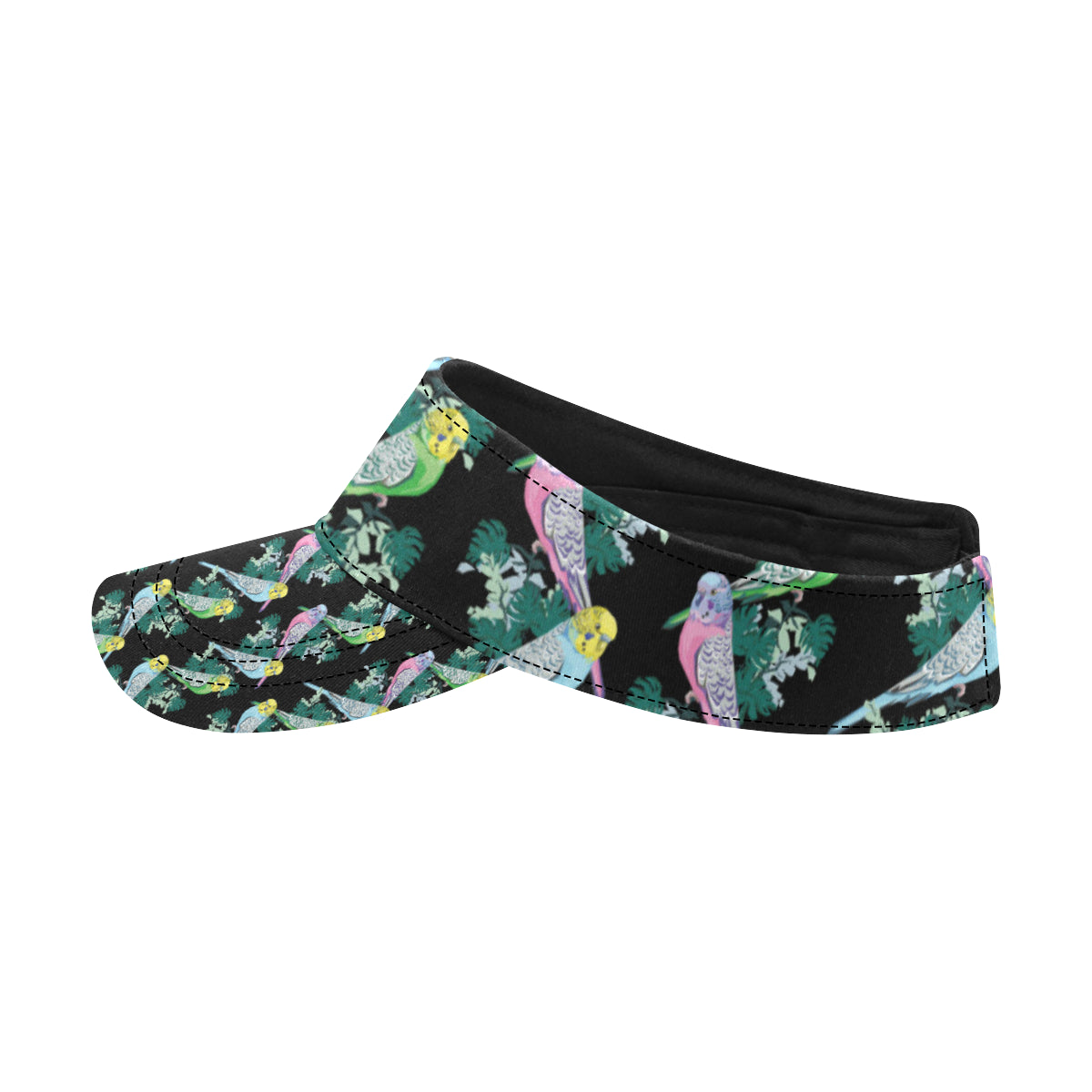 Budgerigar Pattern Print Design 03 Unisex Sun Visor