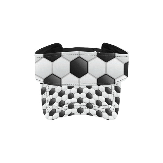 Soccer Ball Texture Print Pattern Unisex Sun Visor
