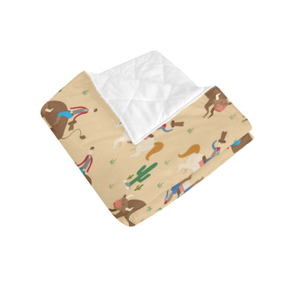 Rodeo Pattern Print Design A02 Premium Quilt