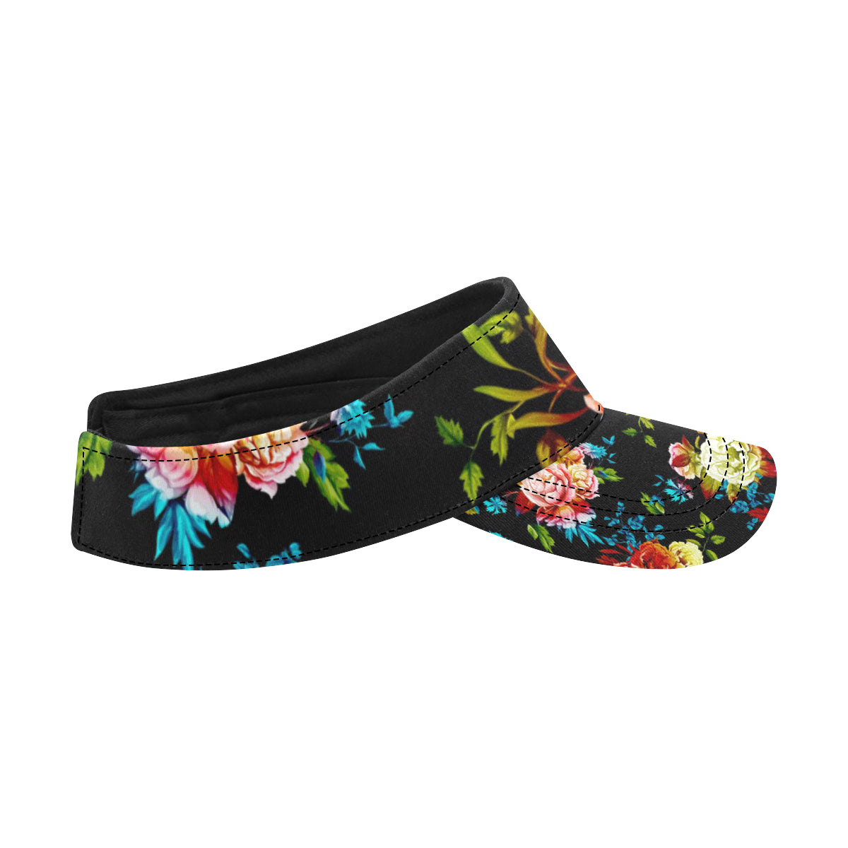 Peony Pattern Print Design PE07 Unisex Sun Visor