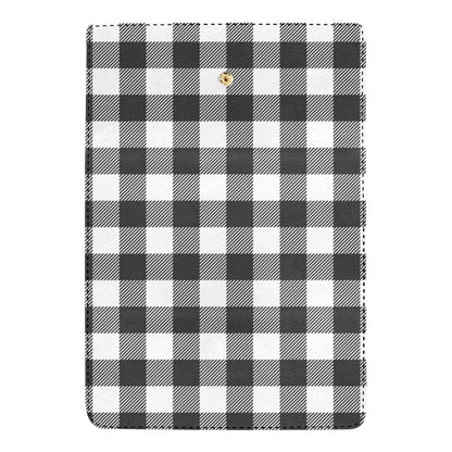 Buffalo check Black white Pattern Print Design 04 Women's Trifold Wallet