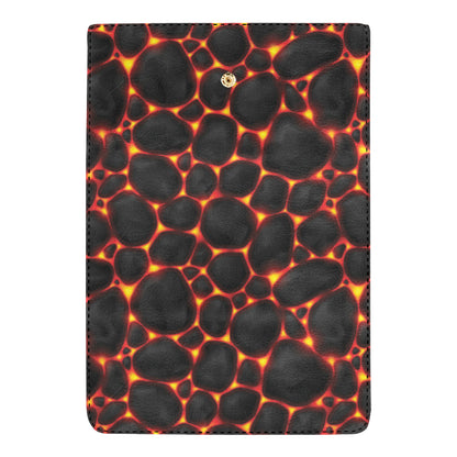 Lava Pattern Print Design 01 Women's Trifold Wallet