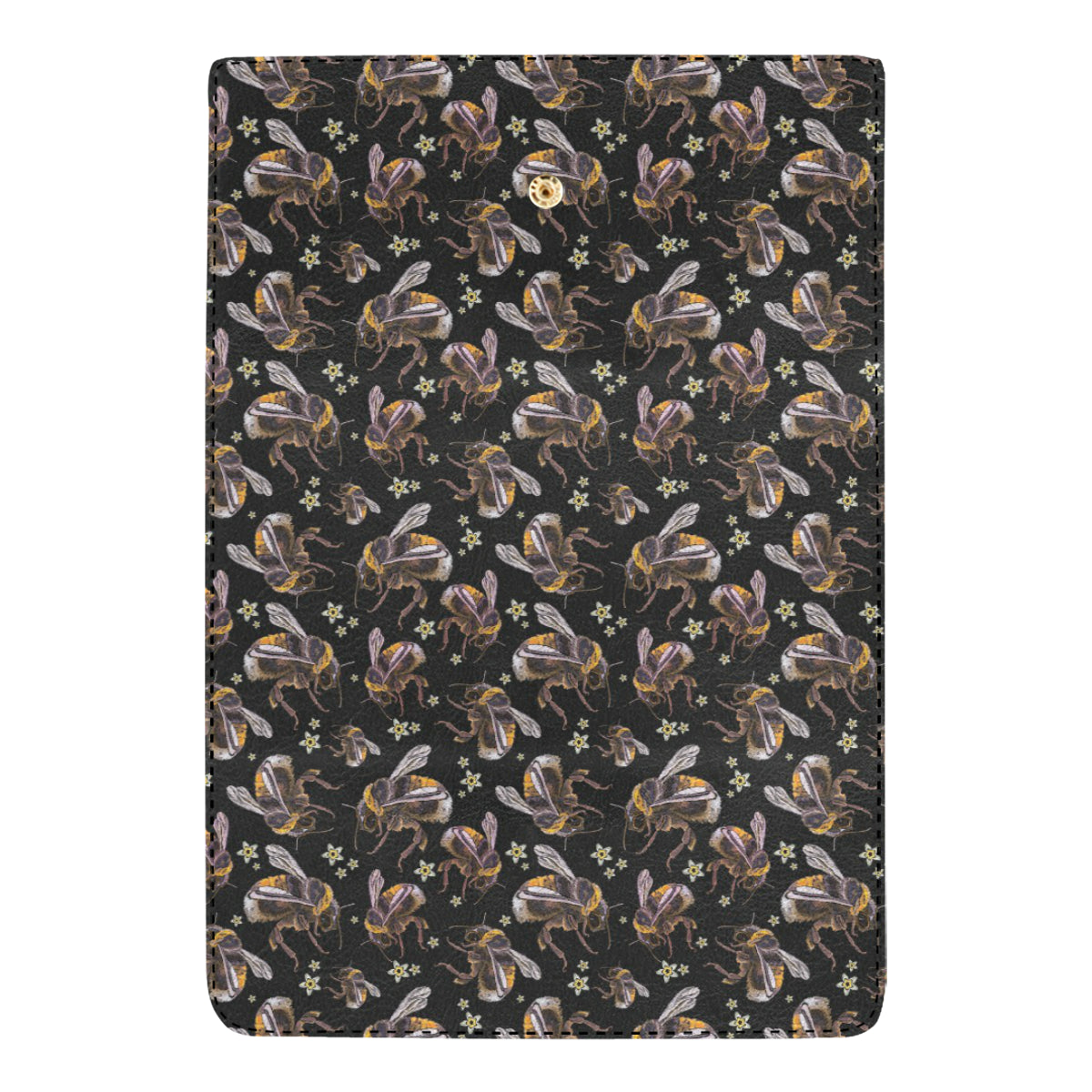 Bee Pattern Print Design 04 Women's Trifold Wallet