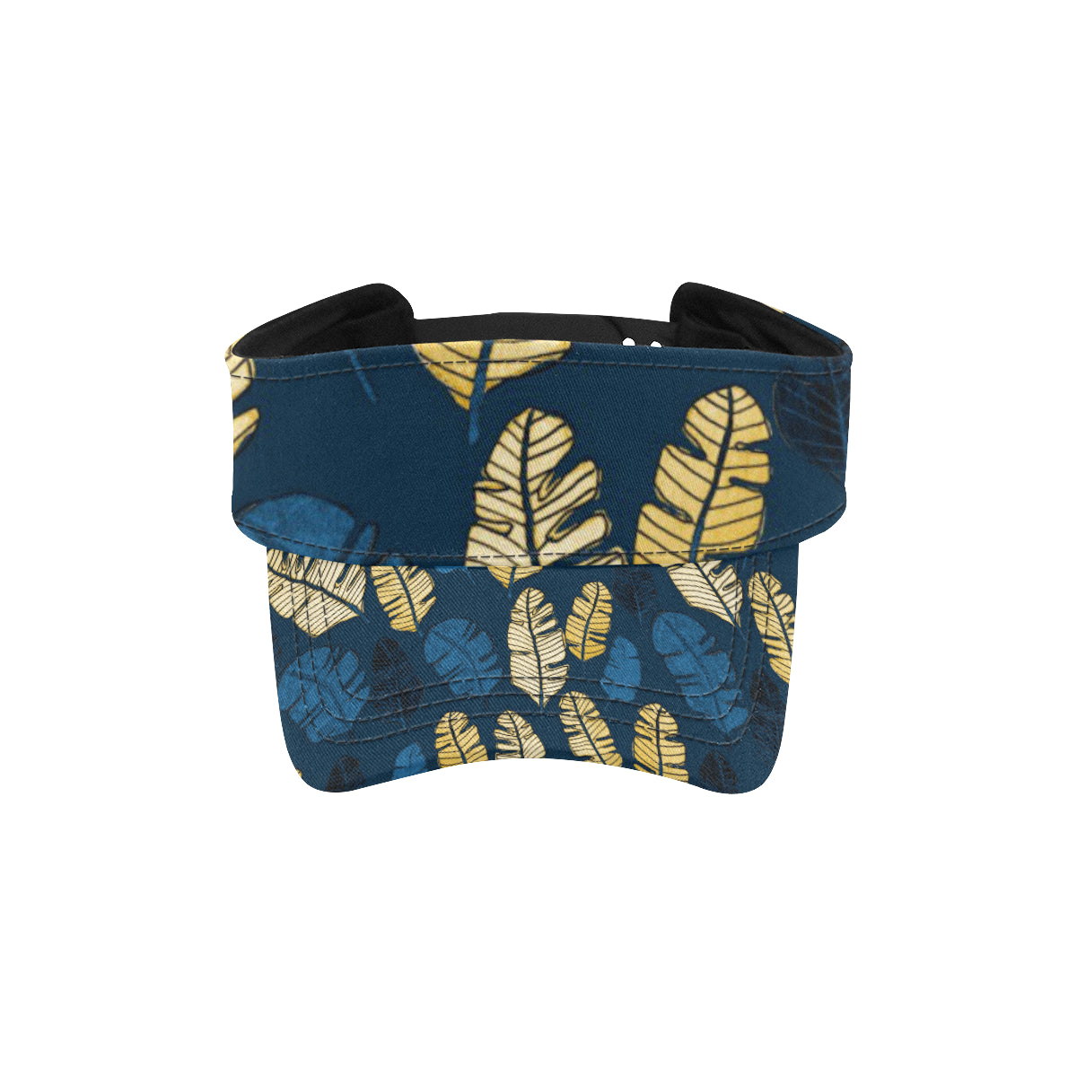 Banana Leaf Pattern Print Design BL09 Unisex Sun Visor