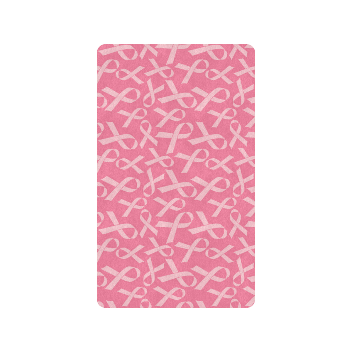 Breast Cancer Awareness Themed Rubber Doormat
